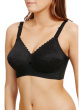 Classic Non Wired Total Support Bra - Black