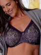 Beauty Lace Underwired Smoothing Bra - Aubergine