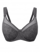 Beauty Lace Underwired Smoothing Bra - Dark Grey