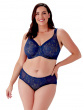 Beauty Lace Underwired Smoothing Bra - Deep Blue