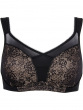 Beauty Non Wired Minimiser Bra - Black