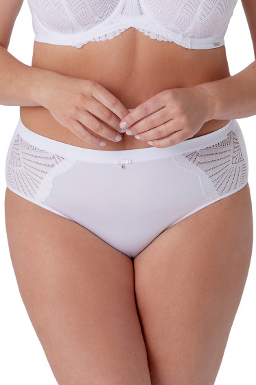 Sublime Lace Brief - White