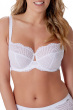 Sublime Lace Side Support Bra - White