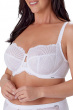 Sublime Lace Side Support Bra - White