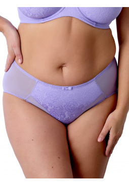 Beauty Lace Deep Brief - Violet Tulip