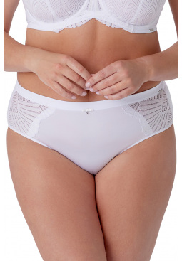 Sublime Lace Brief - White